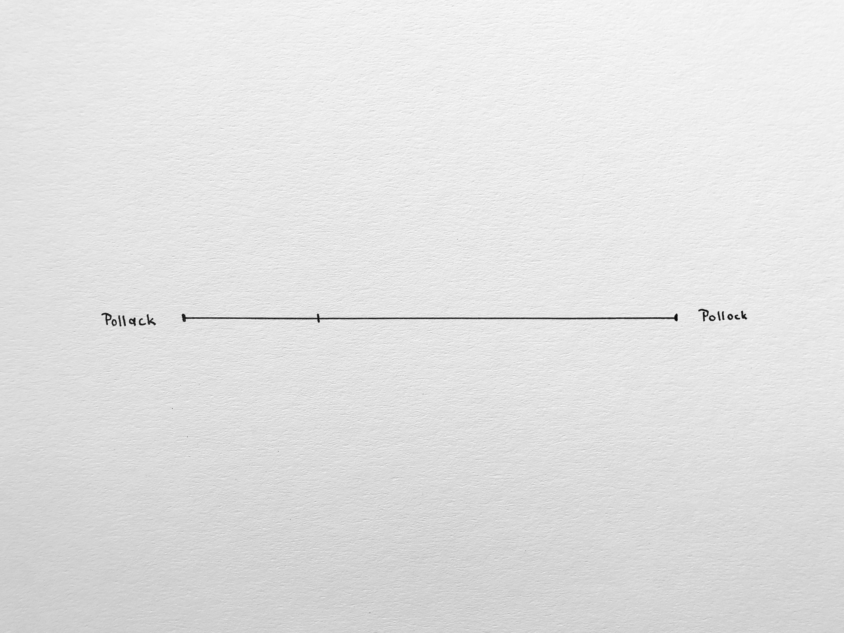 Odd Parameters: Pollack-Pollock, Pen on Paper, 32x24cm, 2018
