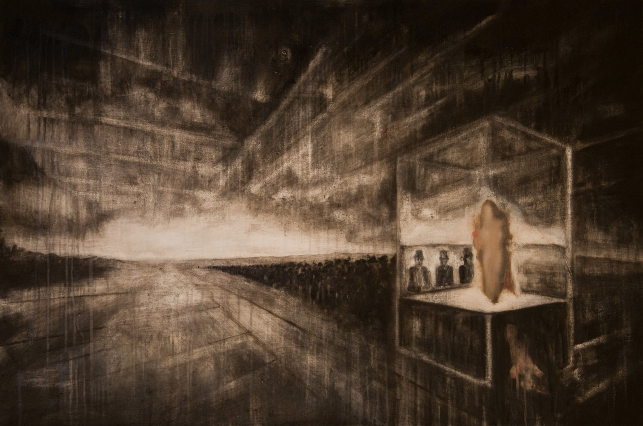 "The Great Attractor", Oil on Canvas, 120x80cm, 2008